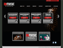 Tablet Screenshot of dl-music.com